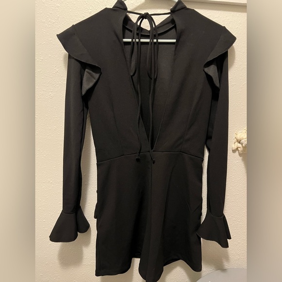 Zara Collections black, long sleeved romper. - Picture 2 of 5